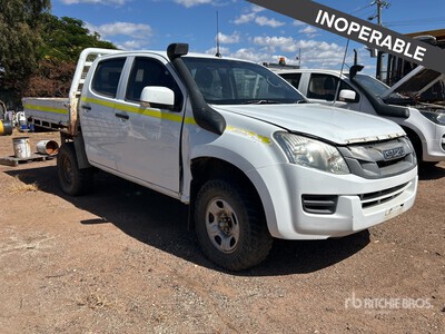 2016 Isuzu D-Max 4x4 Dual Cab Pickup (Inoperable)