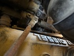 Engine with Fuel Leaks