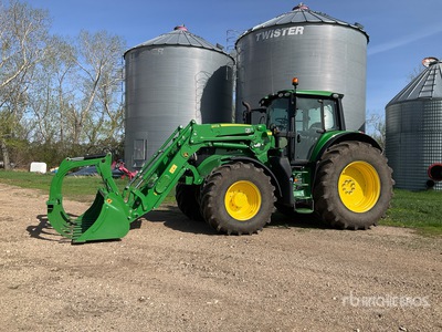 2021 John Deere 6195M 4WD Tractor
