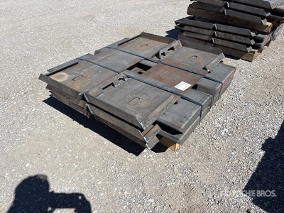 Quantity of (10) Kit Containers QT-F-BLANK 46 in Skid Steer Attachment Mounting Plate