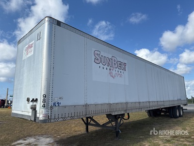 2007 Vanguard 53 ft x 102 in T/A Van Trailer