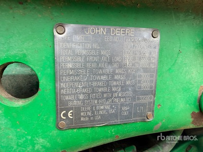 2003 John Deere 7710 Tracteur Agricole Tracteur agricole 4WD