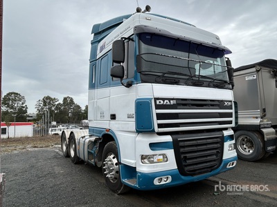 2012 DAF XF105 6x4 T/A Sleeper Truck Tractor