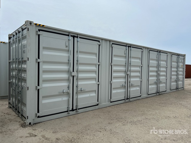 2025 40 ft High Cube Multi-Door Storage Container