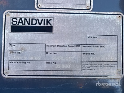 2019 Sandvik QA451 Tracked Incline 3 Deck Screen Plant