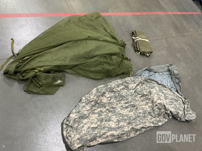 (13) Bivy Covers, (14) Tent Shelter Halves & Assorted Items