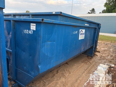 Quantity of (2) 12 ft 6 in 15 cyd Roll-Off Container