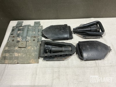 (133) M4 Three Mag Pouches, (53) Entrenching Tools & Assorted Items