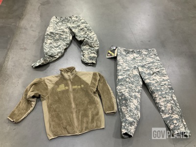 (6) Pairs of Wet Weather Trousers, (11) Cold Weather Jackets & Assorted Items