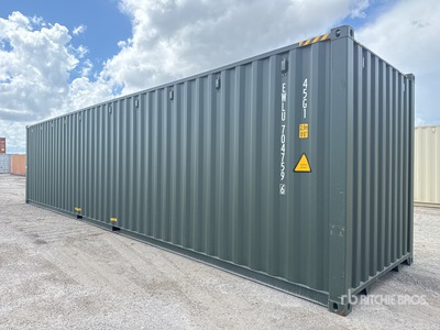 2026 40 ft High Cube Storage Container (Unused)