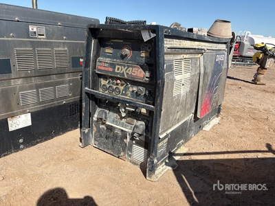 2012 Lincoln DX450 Skid-Mounted Multi-Process Saldatrice a motore