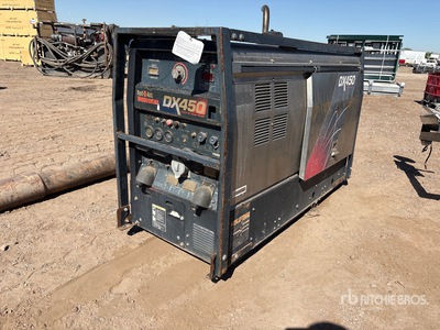 2013 Lincoln DX450 Skid-Mounted Multi-Process Saldatrice a motore