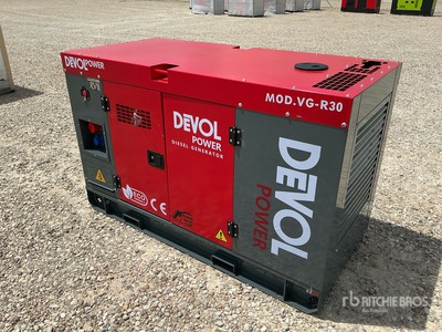 2026 Devol VG-R30 31 kVA Skid-Mounted Generator Set (Unused)