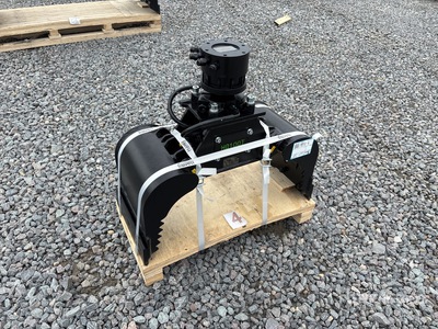 2026 Haener HG100T+Rotator GR30 Rotating Excavator Grapple (Unused)