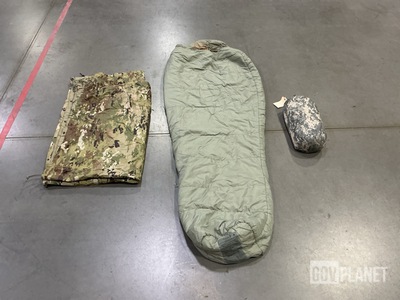 (7) Modular Sleeping Bags, (4) Waterproof Liners & Asssorted Items