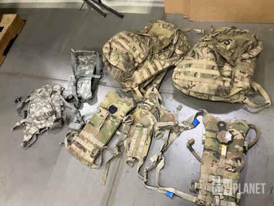 (54) Hydration System Carriers, (3) Field Packs & Assorted Items