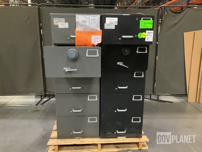 (2) Mosler Filing Cabinet Safes