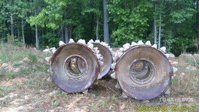 Quantity of (4) Landfill Compact Wheels - Fits Cat 836K