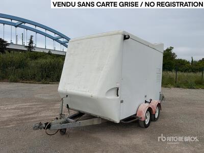 Nottingham Tow a van 2000 kg 3 m T/A Bungalow De Chantier 2 Essieux Remorque pour équipement