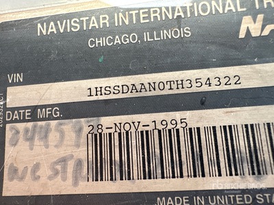 1996 International 4900 4x2 Water Truck