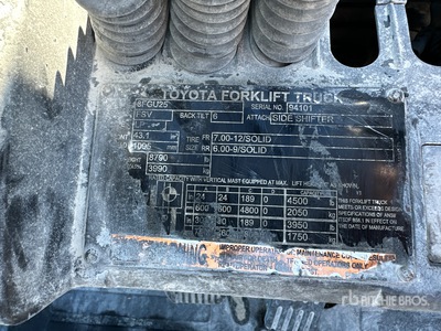 2019 Toyota 8FGU25 4500 lb Gabelstapler