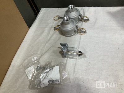(12) Adapters, (1) Strainer, (2) Coupling Halves & Assorted Items