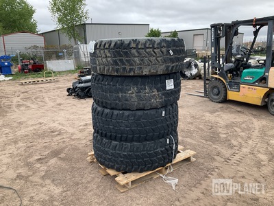 (4) Goodyear 395/85R20 Tires w/Wheels