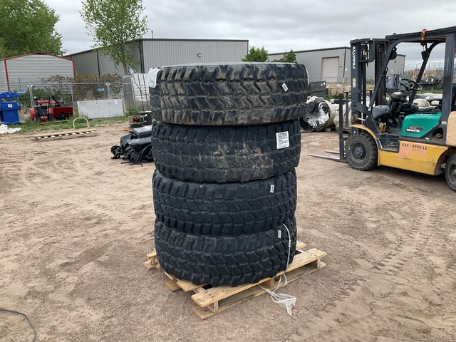 (4) Goodyear 395/85R20 Tires w/Wheels