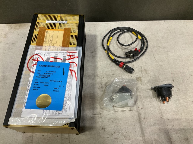 (9) Solid State Relays, (1) Power Supply, (2) Cable Assemblies & Assorted Items (9) Solid State Relays, (1) Power Supply, (2) Cable Assemblies & Assorted Items