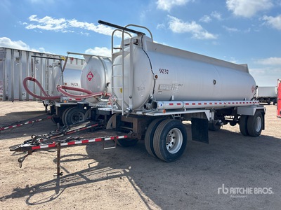 2013 Largo 4620 gal T/A Turntable Pup Tanker Trailer