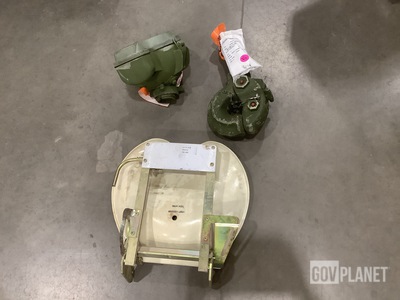 (3) Towing Pintle Assemblies, (2) Headlights, (1) Seat & Assorted Items