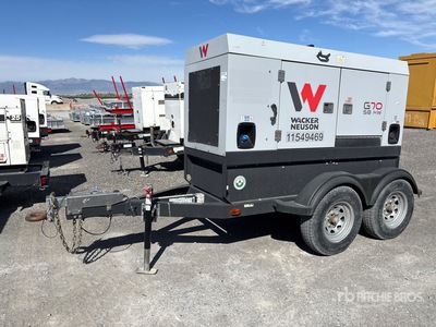 2023 Wacker Neuson G70 58 kW Mobile Zestaw prądotwórczy