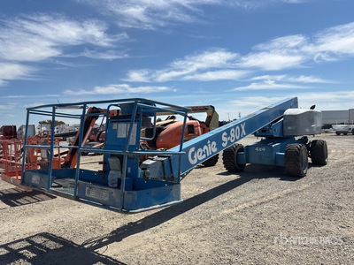 2014 Genie S-80X 4WD Diesel Telescopic Boom Lift