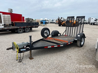 2021 MMDI E58H 12 ft S/A Apparatuur aanhangwagen