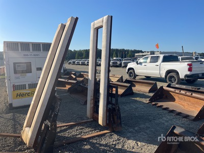 Construction Attachments 46 in Forche per mini pala
