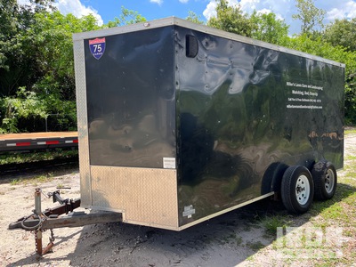 2023 Alfa Cargo 7X14TA 15 ft T/A مقطورة ذو كبينة مغلقة