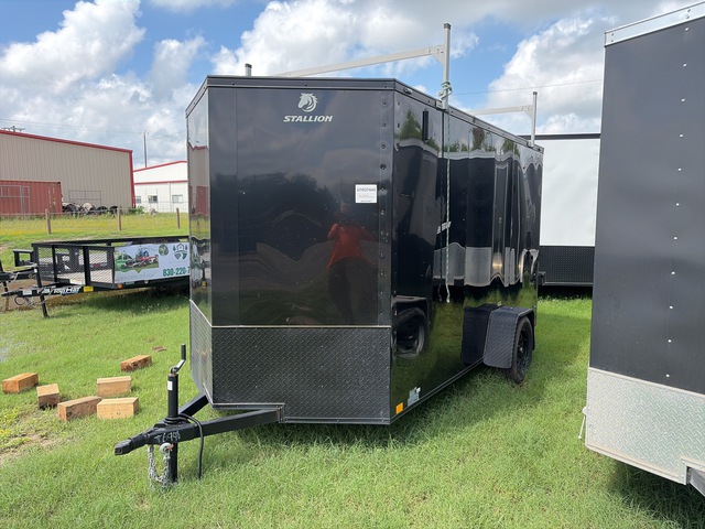 2025 Stallion SM612SA 13 ft S/A Enclosed Trailer