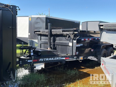 2024 PJ 1D202 14 ft 2 in T/A Dump Utility Trailer