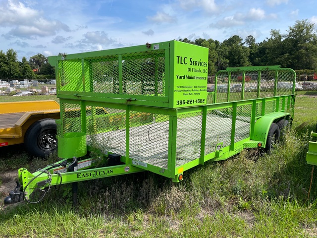 2024 East Texas 16 ft T/A Landscape Trailer