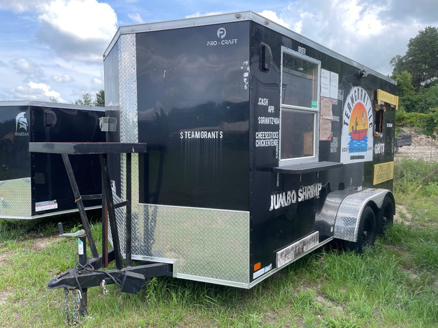 2024 Nationcraft 7X14TA2 14 ft T/A Food Concession Trailer