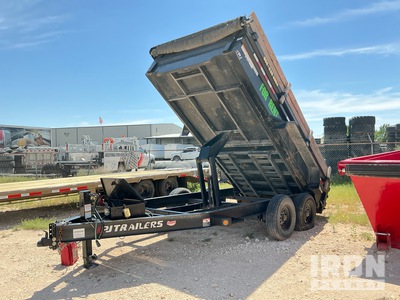 2023 PJ  14 ft T/A Dump Utility Trailer