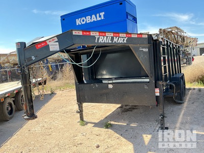 2024 Trailmaxx DTG27-14'4 14 ft T/A End Dump Trailer
