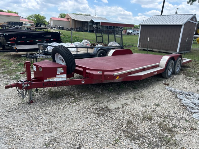 2023 East Texas  T/A 1 Car Open Car Carrier Trailer