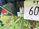 Trailer Chassis with License Plate Light Functional