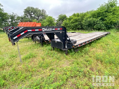 2023 Delco 35 ft T/A Gooseneck Equipment Trailer