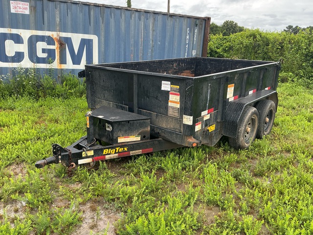 2023 Big Tex 90SR-10BK6SIR 10 ft T/A Dump Utility Trailer