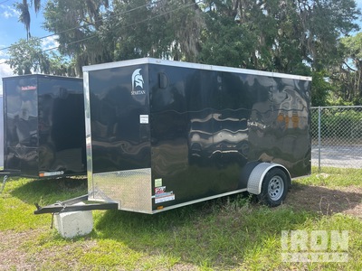 2024 Spartan 12 ft  S/A Enclosed Trailer