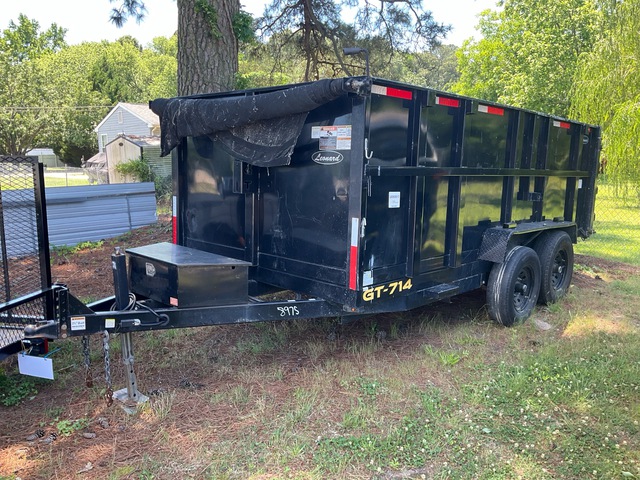 2024 Chubbs GT-714 14 ft T/A Dump Utility Trailer