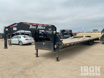 2024 Trailmax 40 ft T/A Gooseneck Flatbed Trailer
