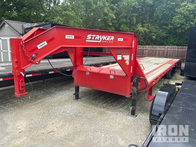 2024 Ascend Industries GN30-16 STDK 30 ft T/A Gooseneck Flatbed Trailer